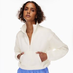 Aritzia Tna Polar Half-Zip Sweater